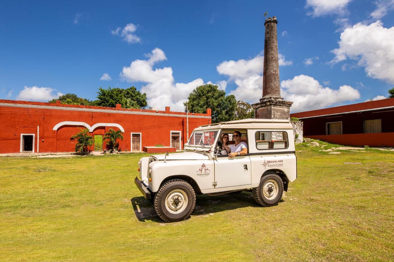 La Casa Del Mago Bed & Breakfast Uxmal Exterior foto